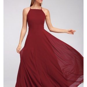 Brand new lulus “mythical kind of love” long dress.
